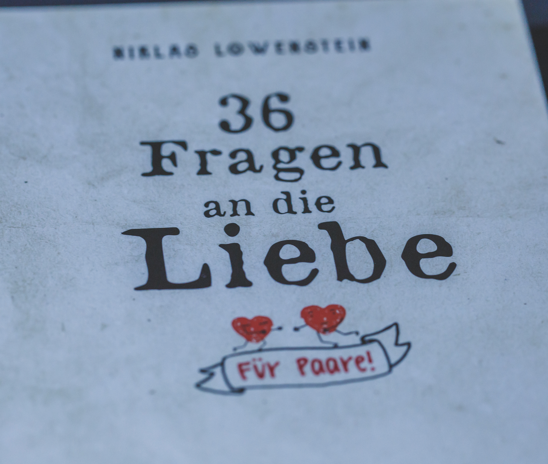 Valentinstag Geschenkidee: Niklas Löwenstein - 36 Fragen an die Liebe