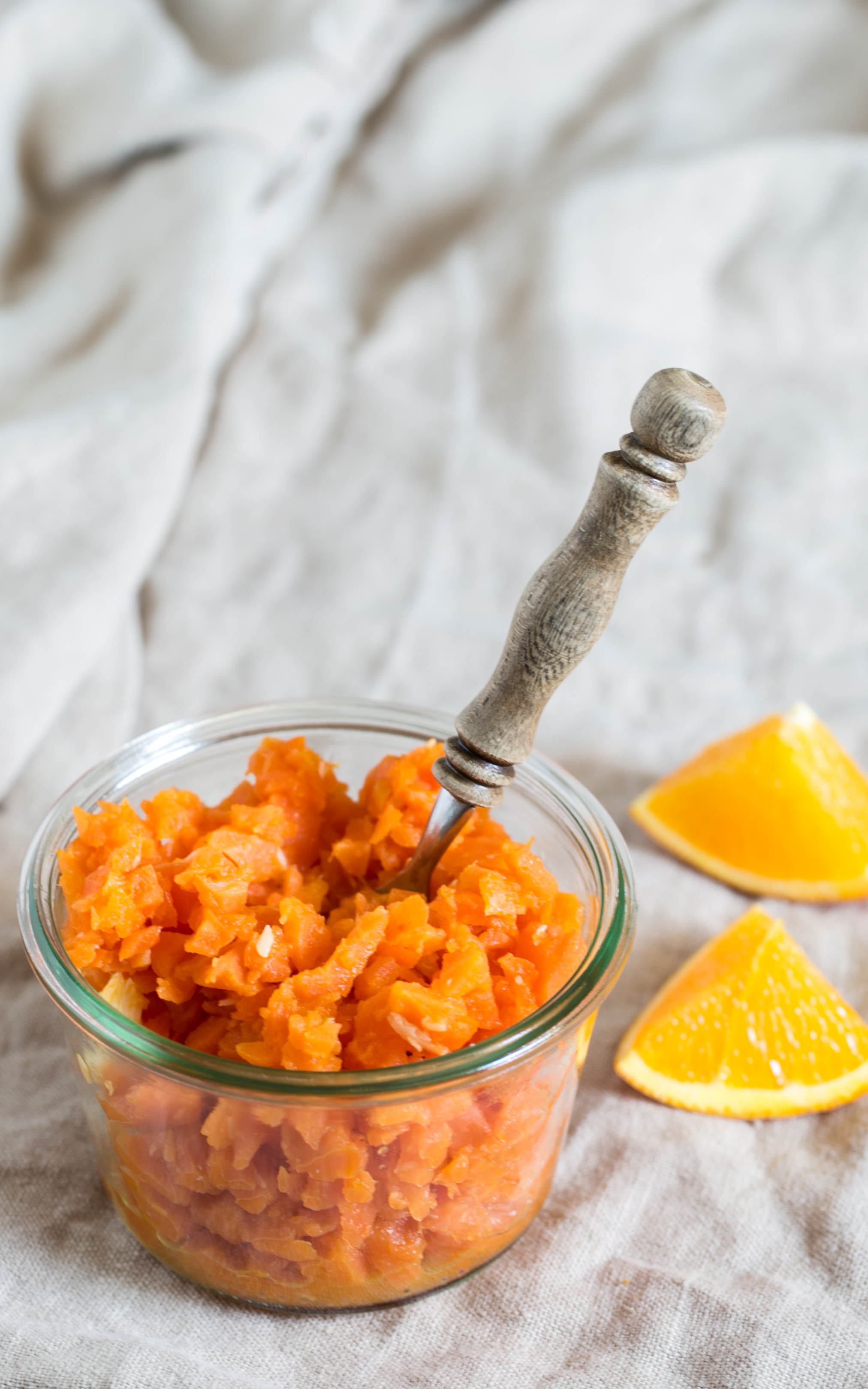 Warmer Karottensalat mit Orange Thermomix® Rezept